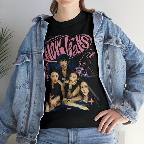 New Jeans Kpop Shirt Tee Tshirt, Kpop Y2K Shirt-image