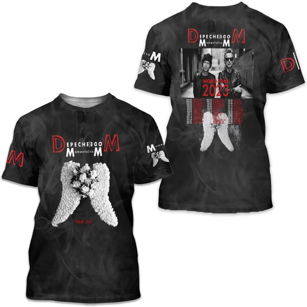 Depeche Mode Band Memento Mori Tour 2023 3D T-Shirt-image