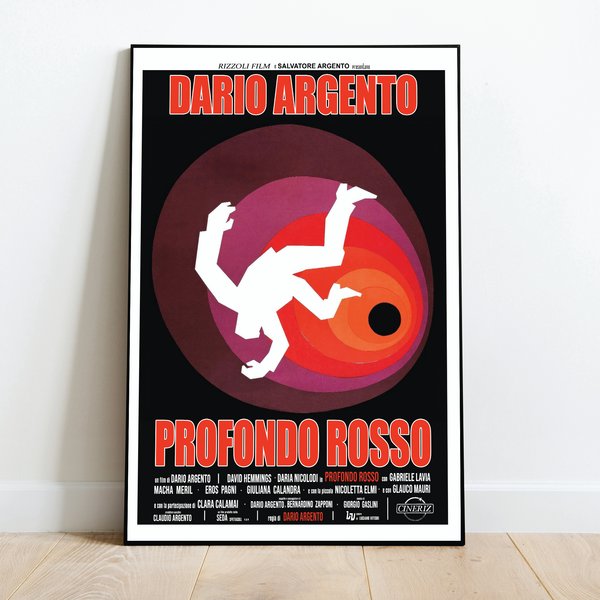 Profondo Rosso, Dario Argento 1975 High Quality Vintage Movie Poster-image