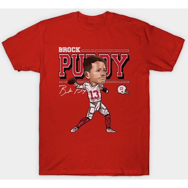 Brock Purdy San Francisco Cartoon - Brock Purdy - T-Shirt-image