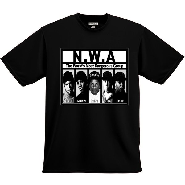 Vintage Nwa T-Shirt - Classic Music Apparel-image