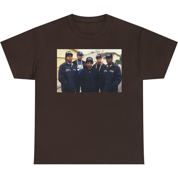 Nwa Unisex Heavy Cotton Tee, Hip Hop Graphic Tee, T Shirts-image