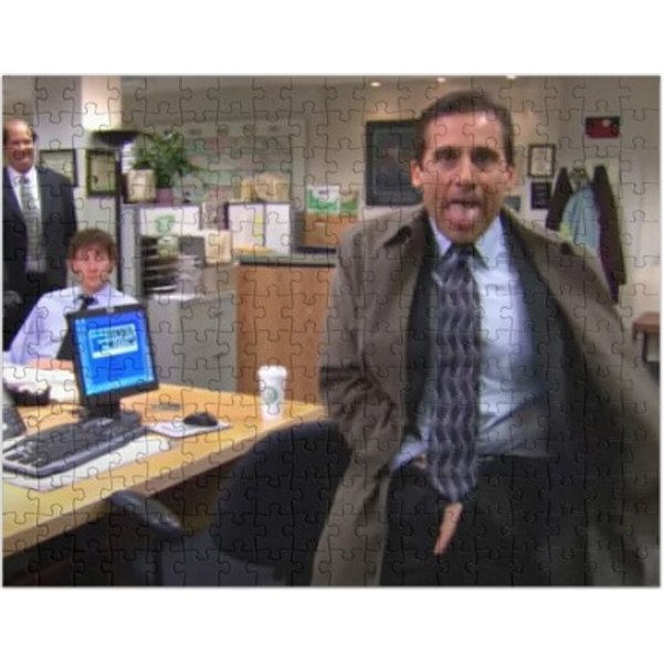 Michael Scott Flashing The Office Jigsaw Puzzle-image