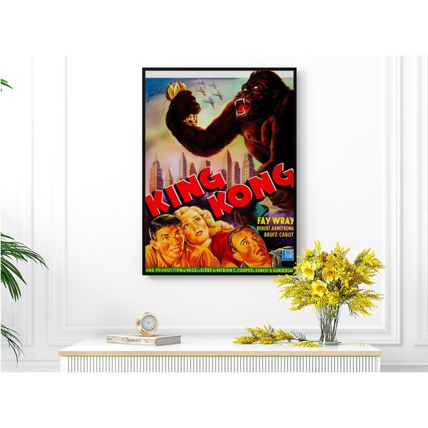 King Kong Movie Poster, Vintage Movie Poster-image