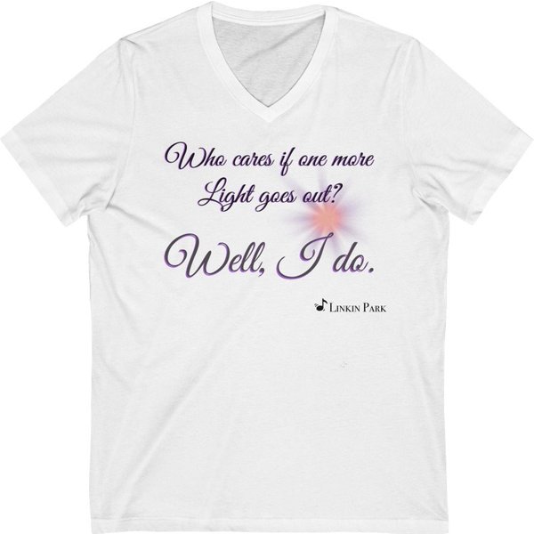 Linkin Park Song Quote From One More Light Unisex Jersey-image
