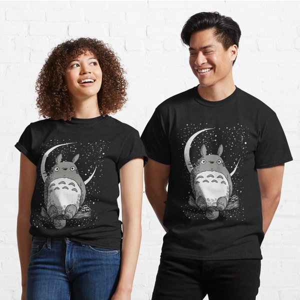 Ghibli Totoro Cartoon Classic T-Shirt-image