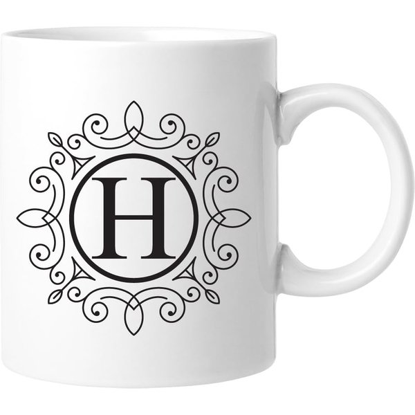 Ornate Monogram Personalized Coffee Mug-image