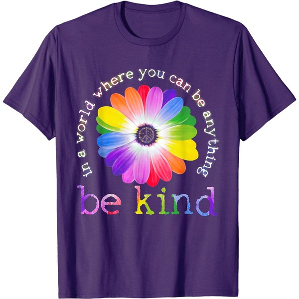 Be Kind T-Shirt - Unity Day Hippie Message-image