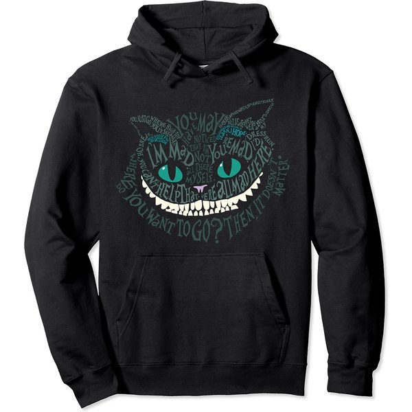 Cheshire Alice Cat We're All Mad Here Wonderland Hoodie-image