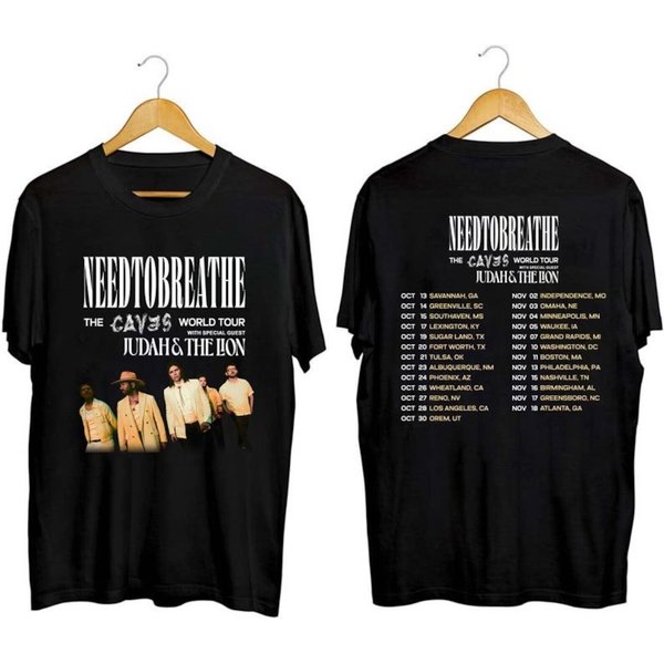 Needtobreathe The Caves World Tour 2023 Shirt, Needtobreathe Band Fan Shirt-image