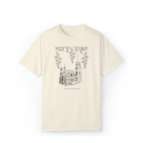 Billy Joel Vienna Inspired Unisex Garment-Dyed T-Shirt-image