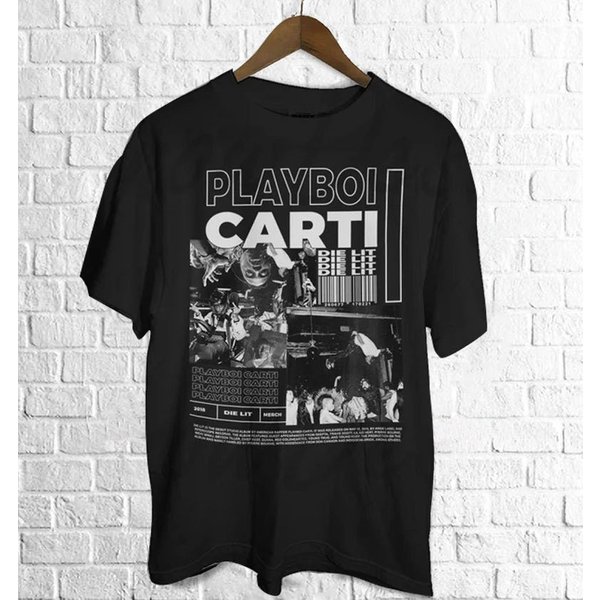 Vintage Playboi Carti T-Shirt - Retro Rap Merchandise-image