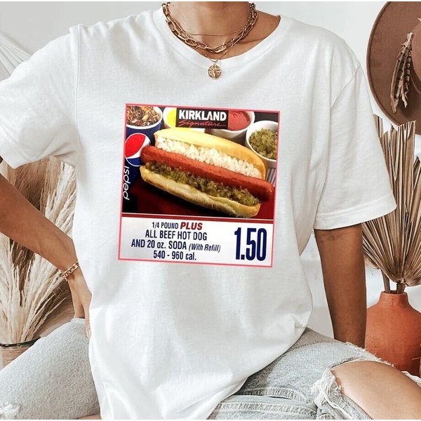 Costco Hot Dog T-Shirt, Hot Dog Shirt, Soda Lover Gift-image