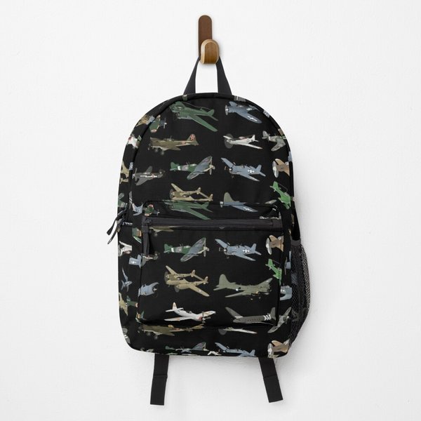 Various Ww2 Airplanes Backpack-image