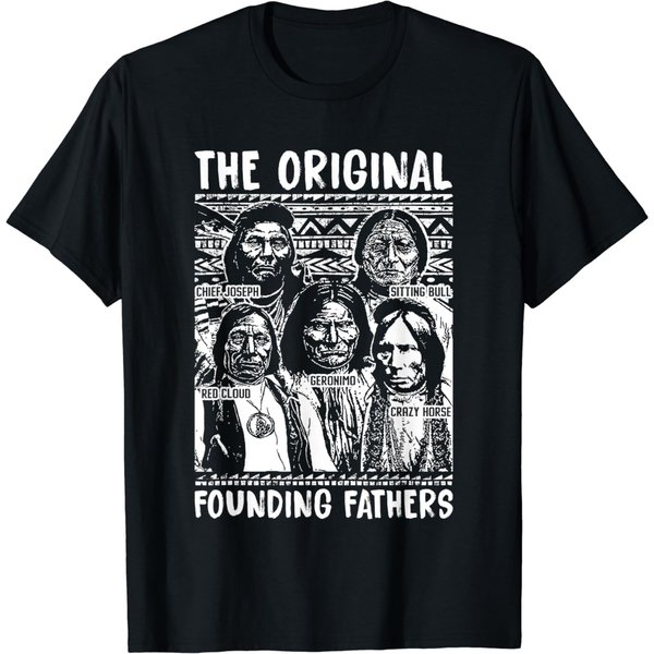 The Original Founding Fathers Native American Themed T-Shirt-image