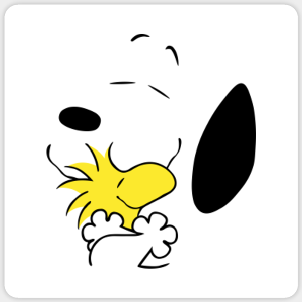 Hug - Snoopy - Sticker-image