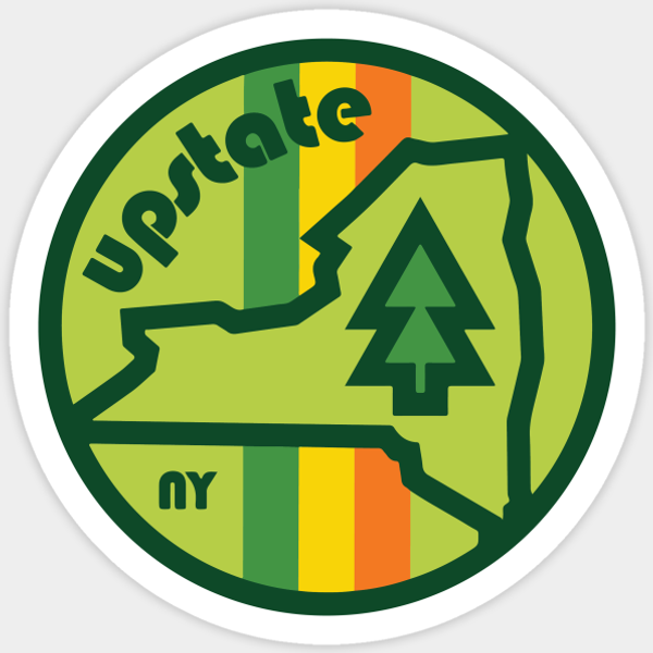 Upstate New York Badge - Upstate New York - Sticker-image