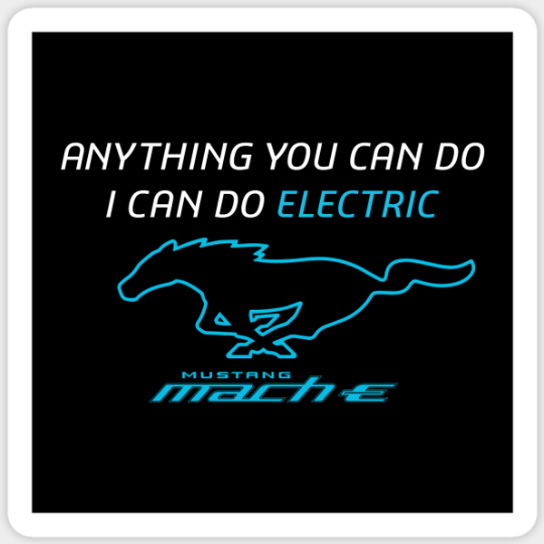 Electric Mustang Mach-E - Mustang Mach E - Sticker-image