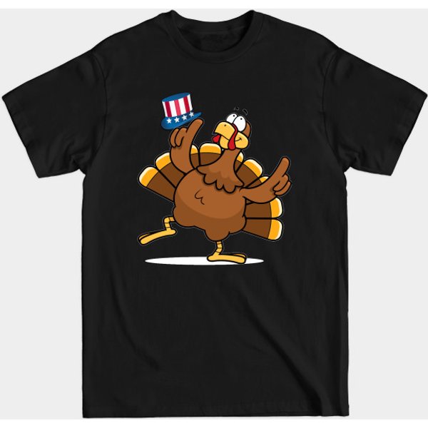 Happy Thanksgiving Turkey Day Funny Gift - Thanksgiving Day - T-Shirt-image