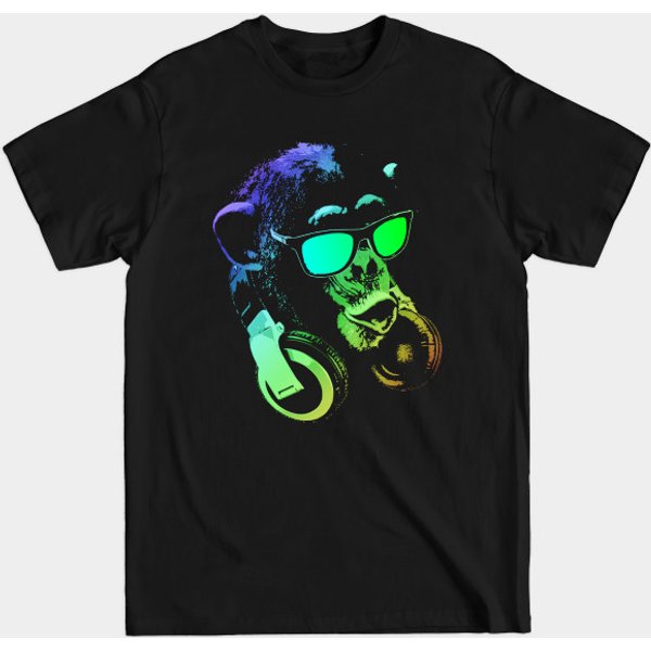 Monkey Dj - Dj - T-Shirt-image