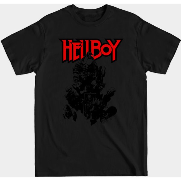 Hellboy - Graveyard - Robzilla - T-Shirt-image