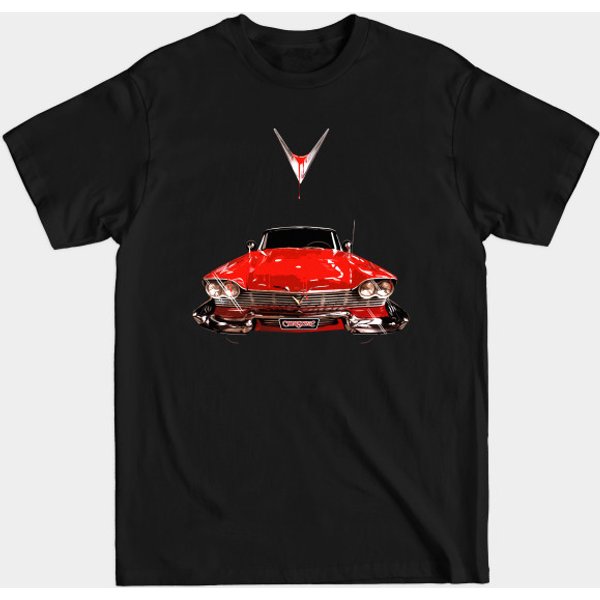 Christine - 1958 Plymouth Fury - Halloween Gifts - T-Shirt-image