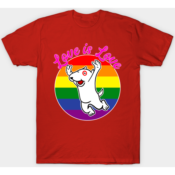 Love Is Love Pride Essential Dog - Store Employee - T-Shirt-image