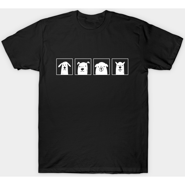 Cute Funny Dogs - Funny Dogs - T-Shirt-image