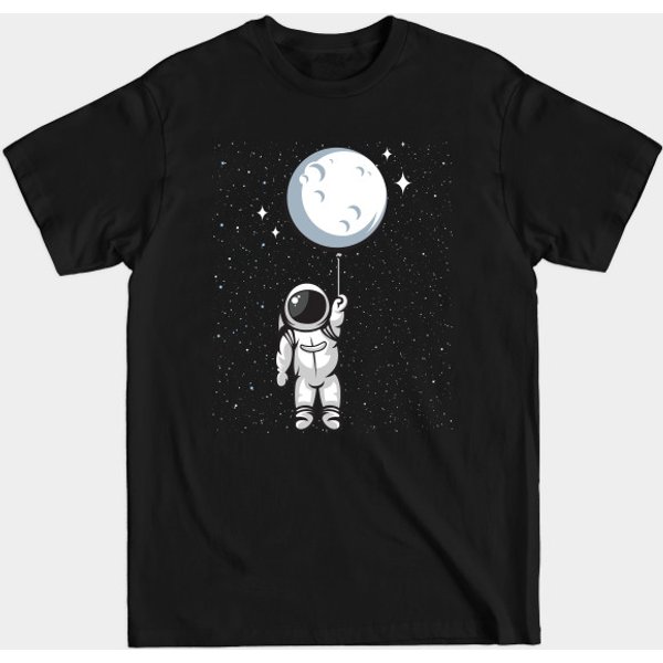 Astronaut Moon Balloon - Astronaut Moon Balloon - T-Shirt-image