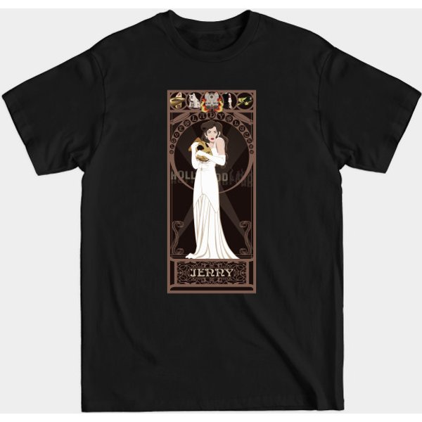 Jenny - Art Nouveau - The Rocketeer - Cult Movies - T-Shirt-image