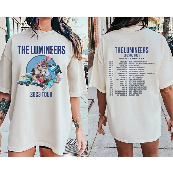 The Lumineers T-Shirt, 2023 Us Tour Sweatshirt, The Lumineers 2023 Tour-image