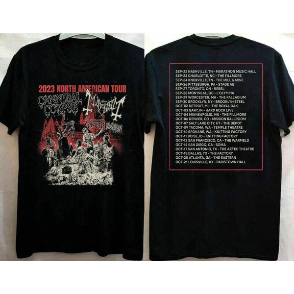 Mayhem & Corpse 2023 North American Tour T-Shirt-image