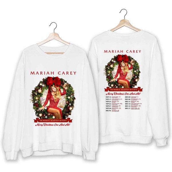 Mariah Carey Merry Christmas One And All Tour 2023 Shirt, Mariah Carey 2023 Tour Shirt-image