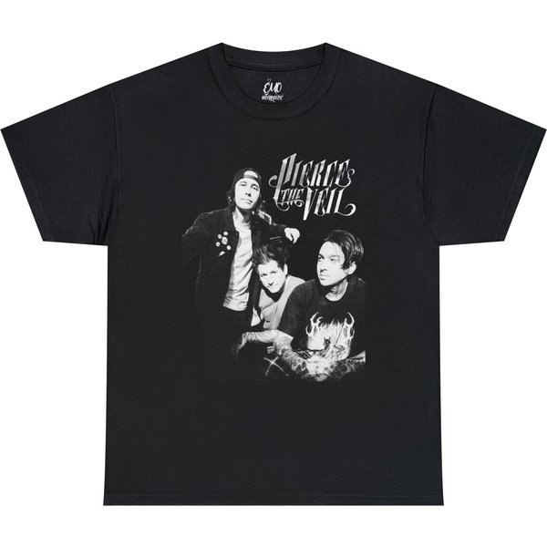 Pierce The Veil Skull Band Tee-image