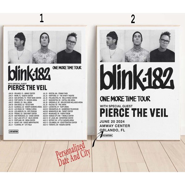 B182 One More Time Tour 2024 Poster-image