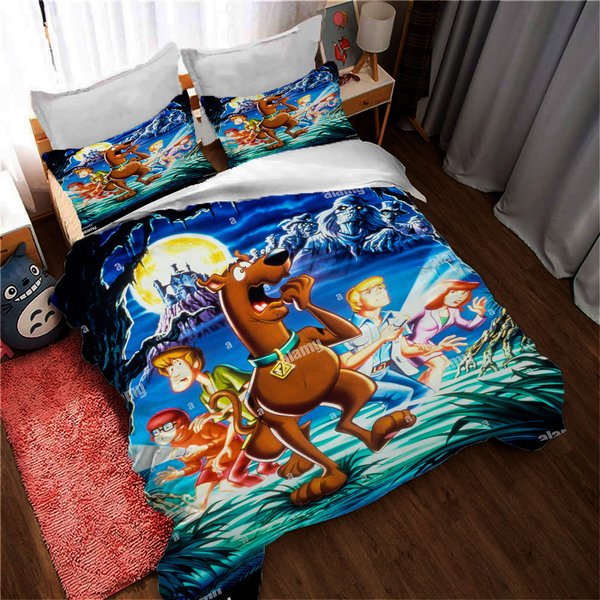 Scooby Doo Bed Linen Bedding Set Christmas Gift-image