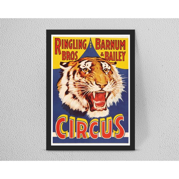 Circus Poster - Vintage Home Decor Wall Art-image