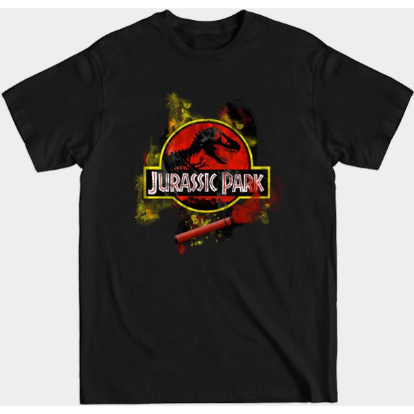 Jurassic Park - Movie Flare Logo - Jurassic Park - T-Shirt-image