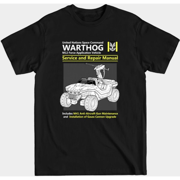 Warthog Service And Repair Manual - Halo - T-Shirt-image
