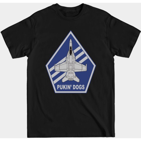 Vfa-143 Pukin Dogs - F/A-18 - Vfa 143 Pukin Dogs - T-Shirt-image