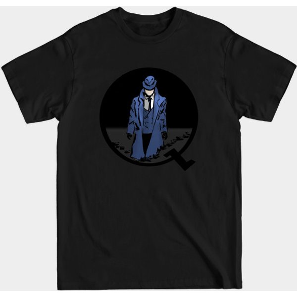 Curious Faceless Man - The Question - T-Shirt-image