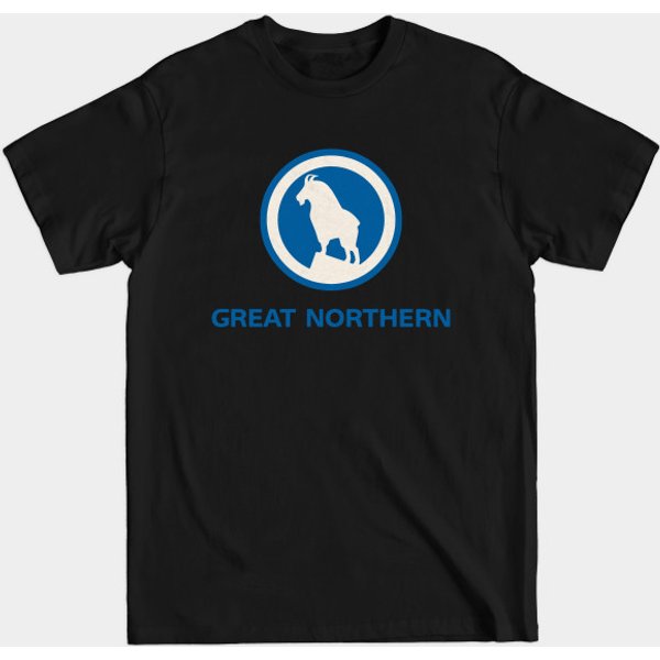 Great Northern Railroad - Great Northern Railway - T-Shirt-image