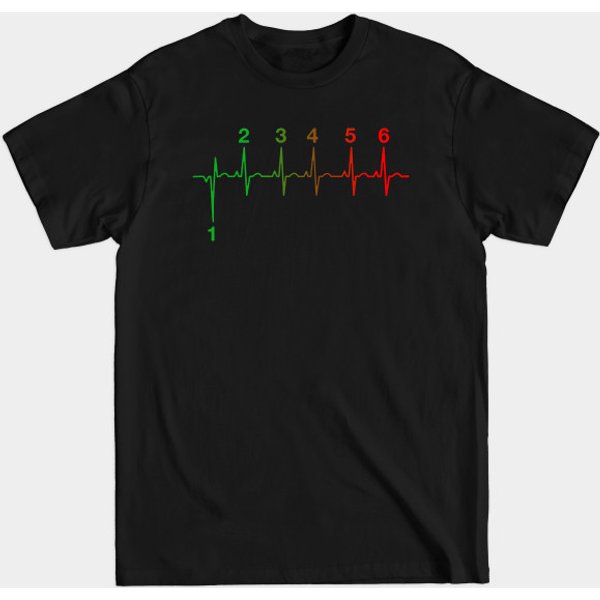 Motorcycle Heartbeat Gear Shift - Motorcycle - T-Shirt-image