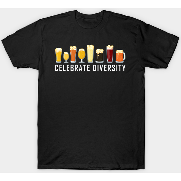 Celebrate Diversity Beer Gift - Beer - T-Shirt-image