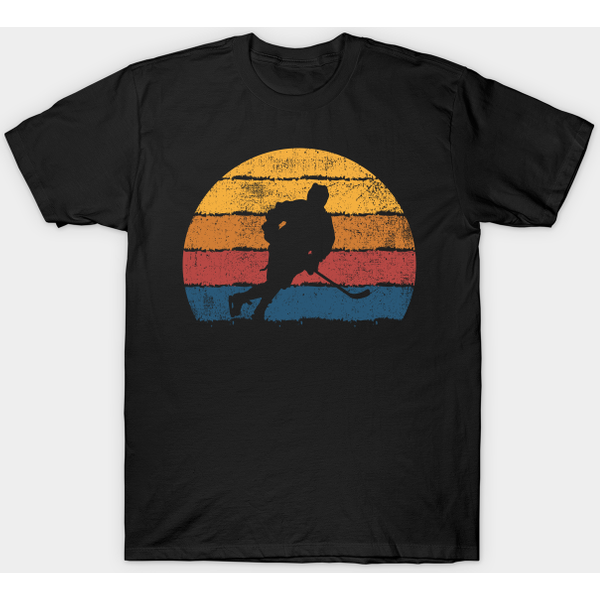 Ice Hockey Player Graphic T-Shirt-image