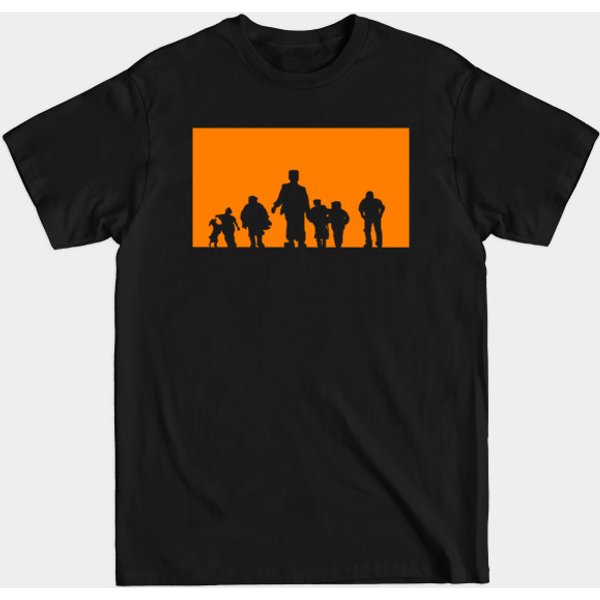 Squad Silhouette (Orange) - Monster Squad - T-Shirt-image