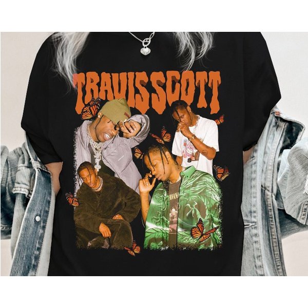 Vintage Travis Scott Rap Tee, Travis Scott Shirt-image
