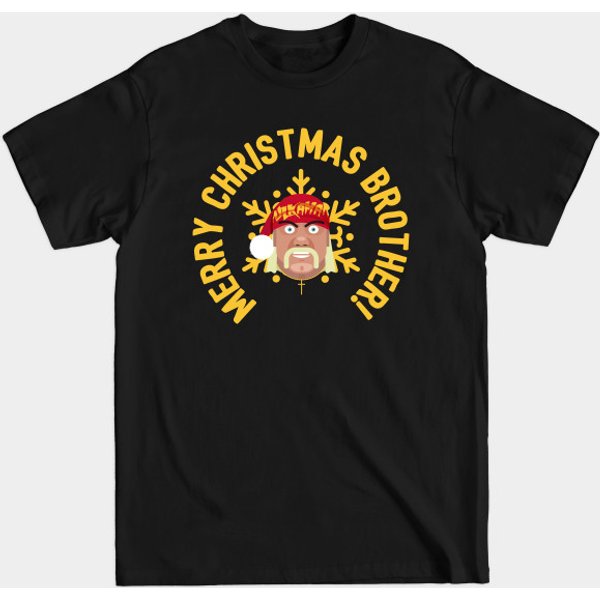 Santa With Muscles - Hulk Hogan - T-Shirt-image