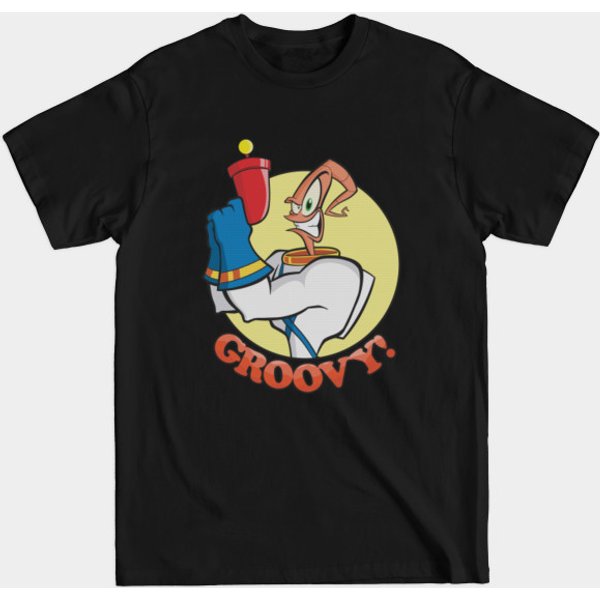 Groovy! - Earthworm Jim - T-Shirt-image