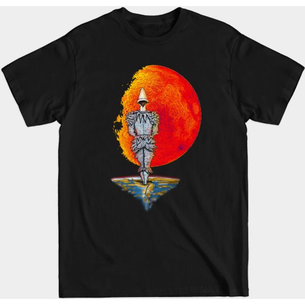 Ziggy Pierrot Tribute - Bowie Art - T-Shirt-image